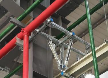 淳安该抗震支架的整体式支吊架结构协调性好